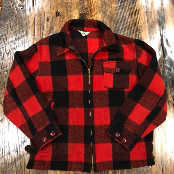woolrich buffalo plaid jacket